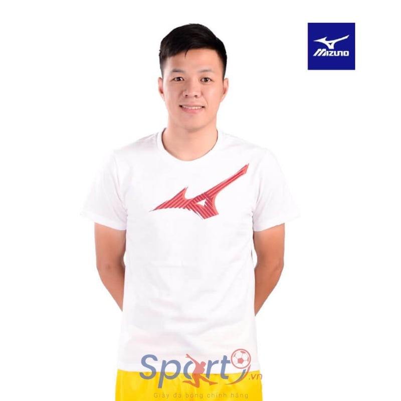 MIZUNO ÁO THỂ THAO T-SHIRT NAM MIZUNO TRẮNG